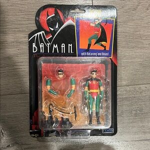 5 Points Robin The Animated Series Batman Action 4” Figure Mezco Series 1